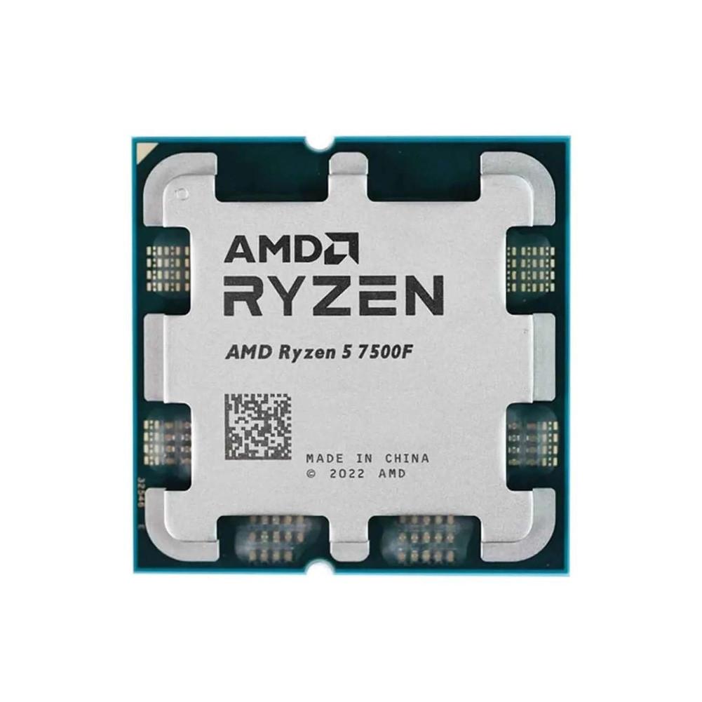 CPU AMD Ryzen 5 7500F MPK (TRAY KÈM FAN) (3.7GHz Boost 5.0GHz, 6C/12T, 32MB Cache, AM5) - Hãng Chính Hãng
