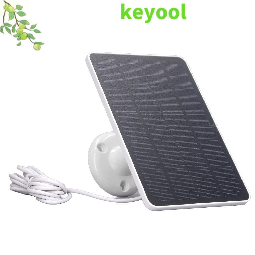 KEYOOL 5W 5V 0,8A Tấm pin trời 4W 170115mm Camera an ninh tấm năng lượng trời Thiết kế di động Đầu ra loại C Bộ sạc năng lượng trời cho camera ngoài trời Sạc thiết bị