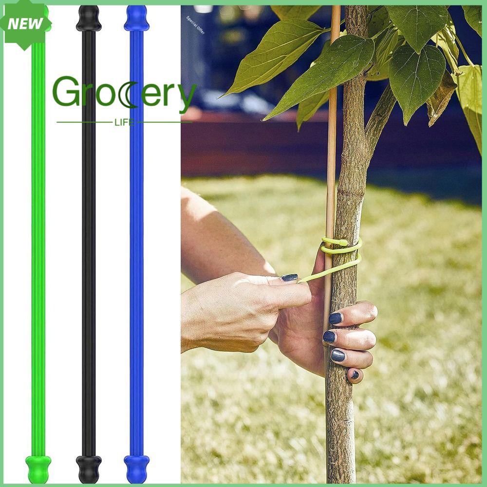GROCERY LIFE 10pcs Sắp xếp Dây buộc xoắn cao su Tái sử dụng Dây đeo Cà Vạt silicon Bền 3 inch Dây buộc cáp Nhà
