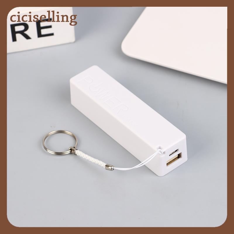 [ciciselling] Điện thoại di động ngân hàng sạc pin gói cho trường hợp tự làm hộp Protable đầy màu sắc stroage hộp - 2