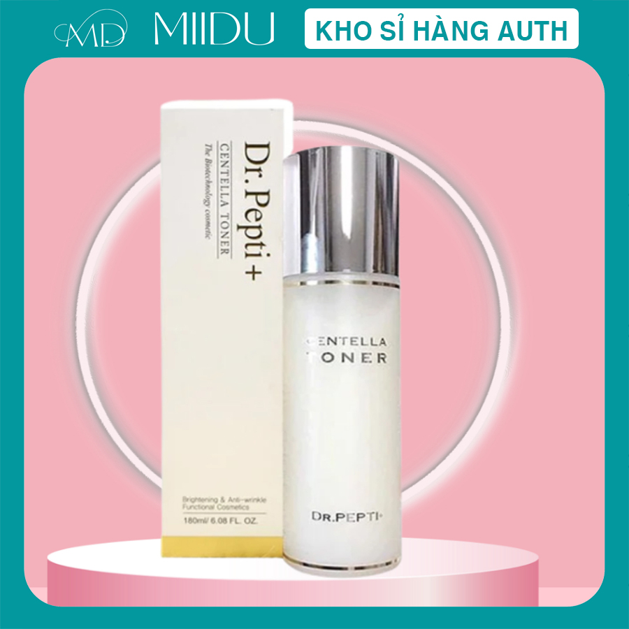 Nước Hoa Hồng Dr.Pepti Centella 180ml Hàn Quốc | Toner Dr pepti dưỡng da căng bóng, se khít lỗ chân lông