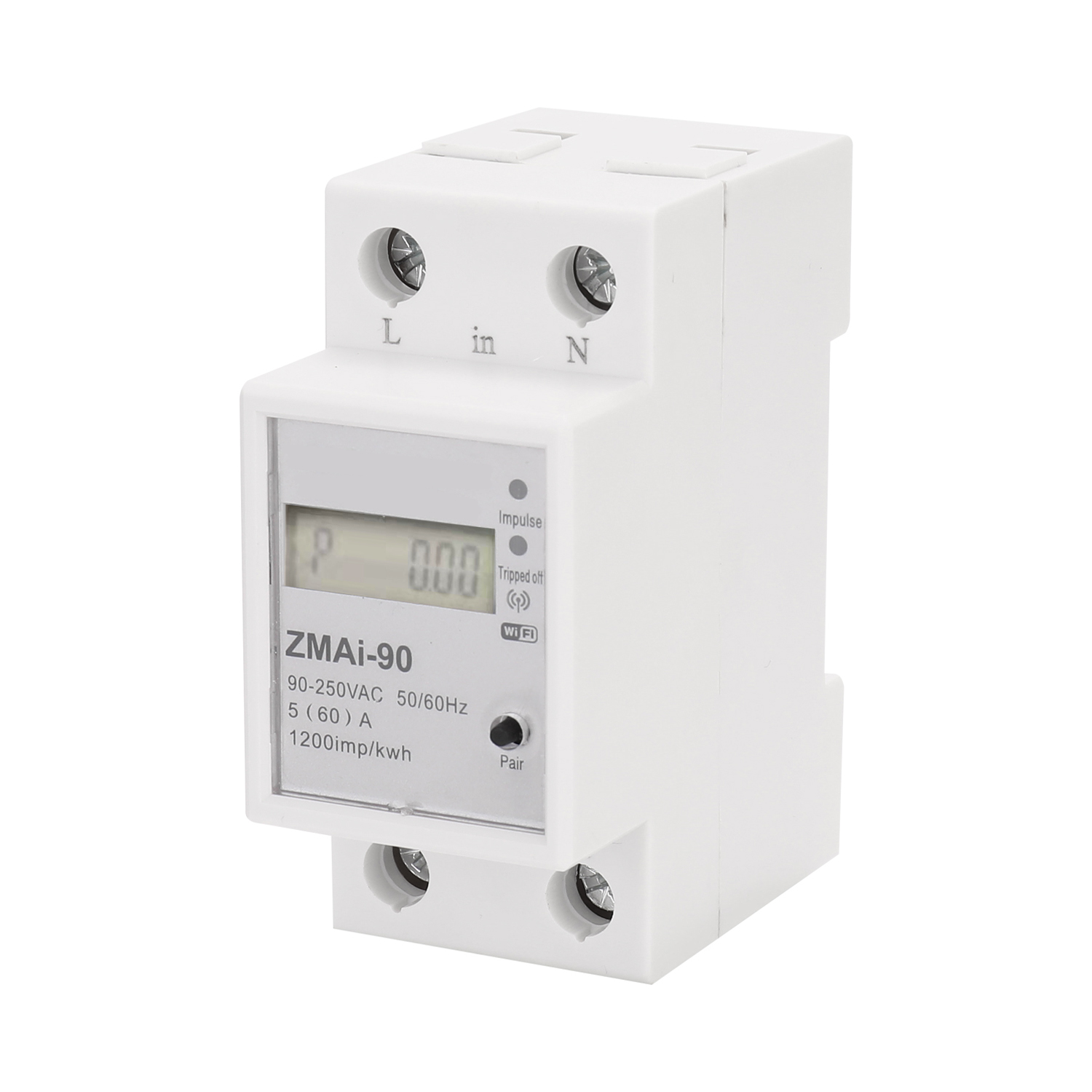 IUppa một pha Wifi Thông Minh Tiêu Thụ Điện Năng Đồng hồ đo năng lượng đồng hồ kWh Wattmeter Hỗ Trợ SmartLife/Tuya Ứng Dụng Làm Việc Với Và Nhà