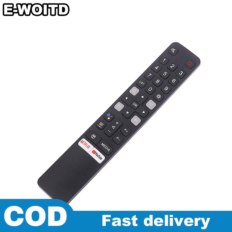 E-WOITD Thích hợp cho TCL ANDROID 4K LED thông minh TV rc901v fmr1 không có giọng nói điều khiển từ xa 43p725 65c728 50p728 l32s525 65c828