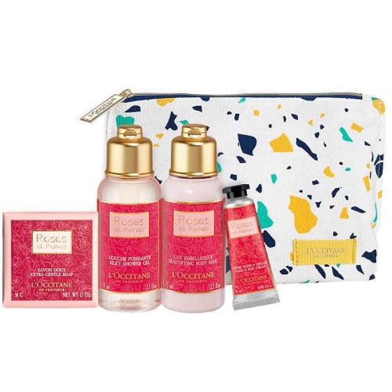Buy LOCCITANE ROSE BUSHES IN BLOOM (BODY CARE GIFT SET ) SHOWER GEL/BODY LOTION /SOAP/HAND CREAM Singapore