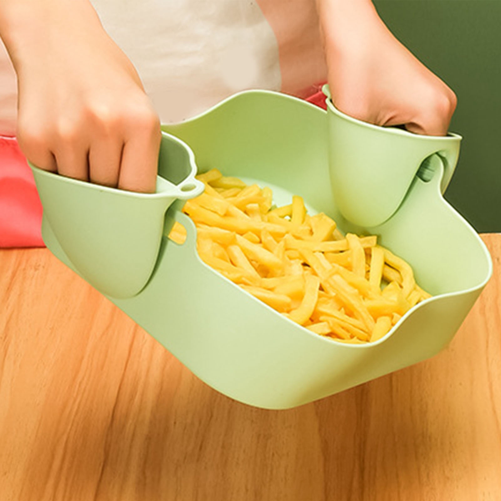 Nồi chiên Silicone Lót chịu nhiệt Nồi chiên Silicone Lót nồi cho nhà bếp