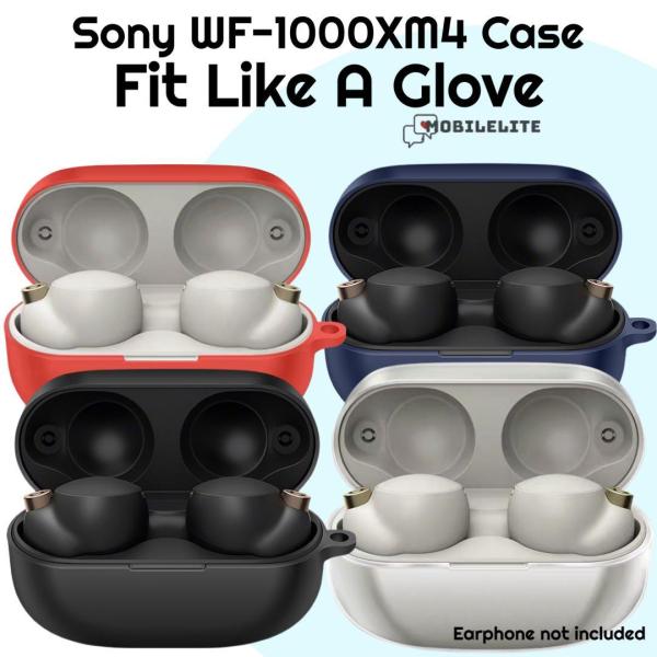 [SG] Sony WF-1000XM4 Solid Anti Shock Silicone Case (In House Exclusive) or Rugged Clear Silicone Case Singapore