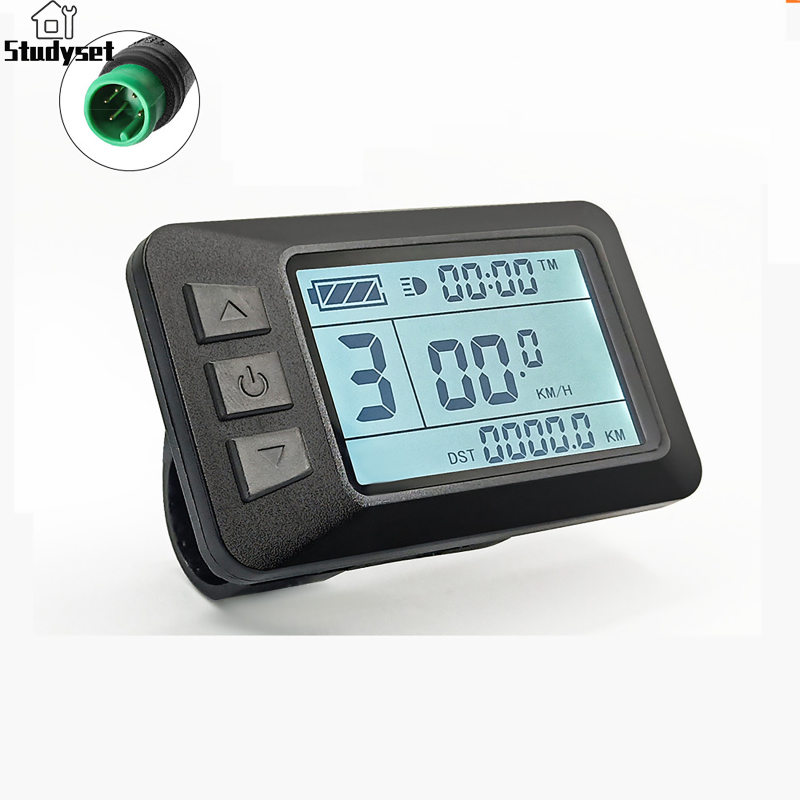 Studyset IN stock KT-LCD7 Display With Usb Waterproof Connector Plug Lcd Instrument Electric Bicycle Modified Accessories