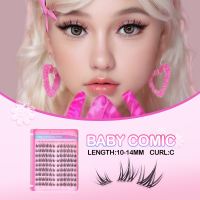 MLEN DIARY Large Capacity 120 Pcs Eyelash Extension Natutal 9-12MM C-Curl Lashes