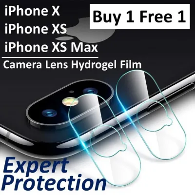 [Buy1Free1] [SG seller] Camera Lens Screen Protector iPhone XS Max/ iPhone Xs/ iPhone X Back Camera Screen Protector Hydrogel Film Crystal Clear HD Clarity