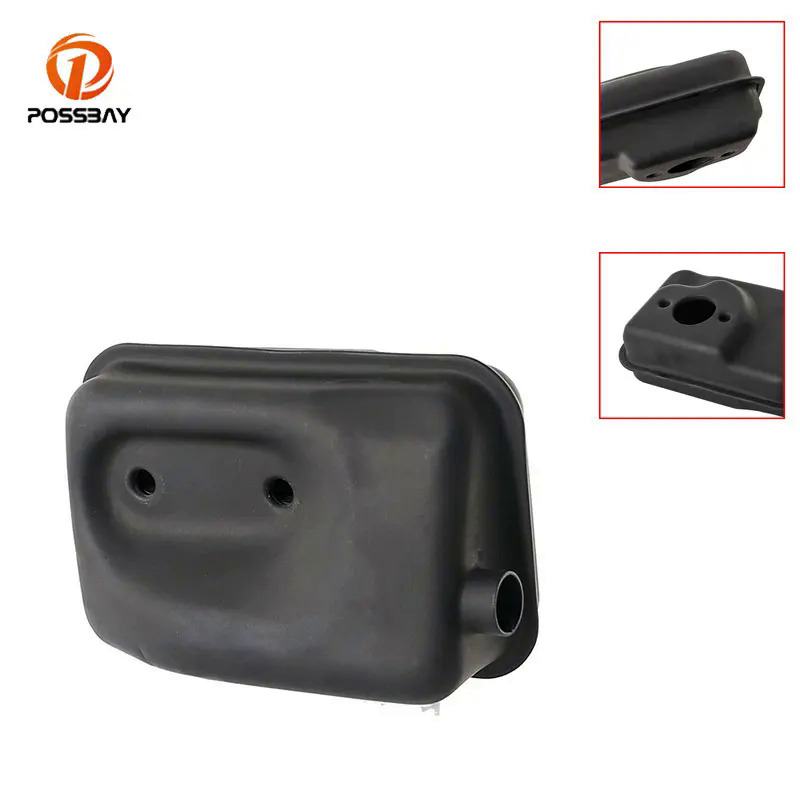 Hiệu Suất Cao Ống Xả Muffler Bộ Phụ Kiện Cho Xe Máy 2 Đột Quỵ 47cc 49cc Xe Đạp Túi Xe Đạp Xe Tay Ga ATV Bụi Bẩn