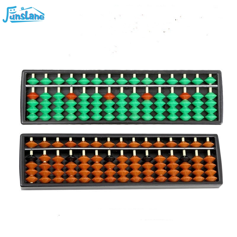 FunsLane Kids Abacus 15 Digits Arithmetic Abacus Kids Maths Calculating Tool Teaching Aids Educational Toys For Boys Girls Gifts