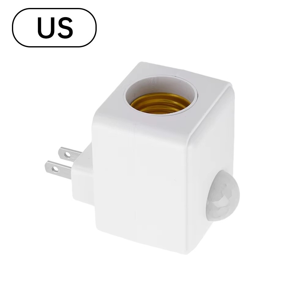 MAYLATI E27 Screw Cap Socket Wall Plug Human Induction Light Bulb Holder Home Smart time-delay LED Lamp Base