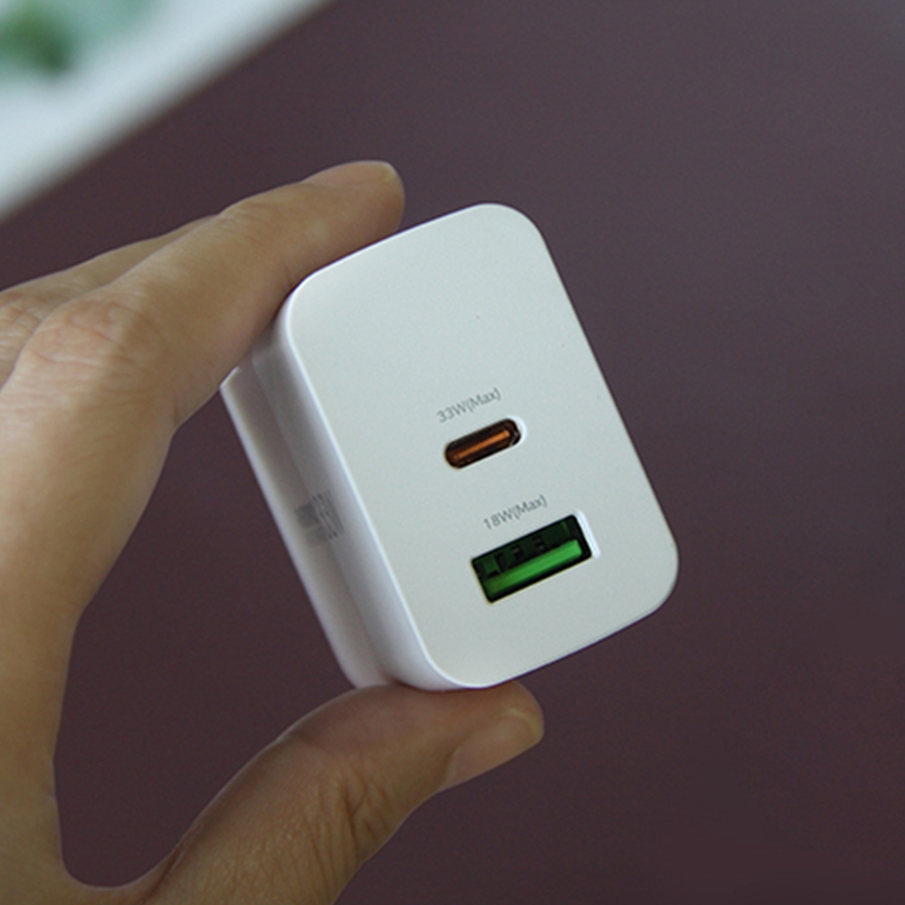 Cốc sạc nhanh 33w remax u122 2 cổng usb và type c pd qc 3.0 - rẻ