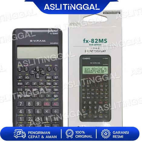 Kalkulator Scientific Casio ilmiah FX-991ES-Plus Calculator Scientific Casio Kalkulator Casio Scientific 417 Fungsi Dua Sumber Tenaga Baterai Dan Tenaga Matahari 40 Konstanta Rumus