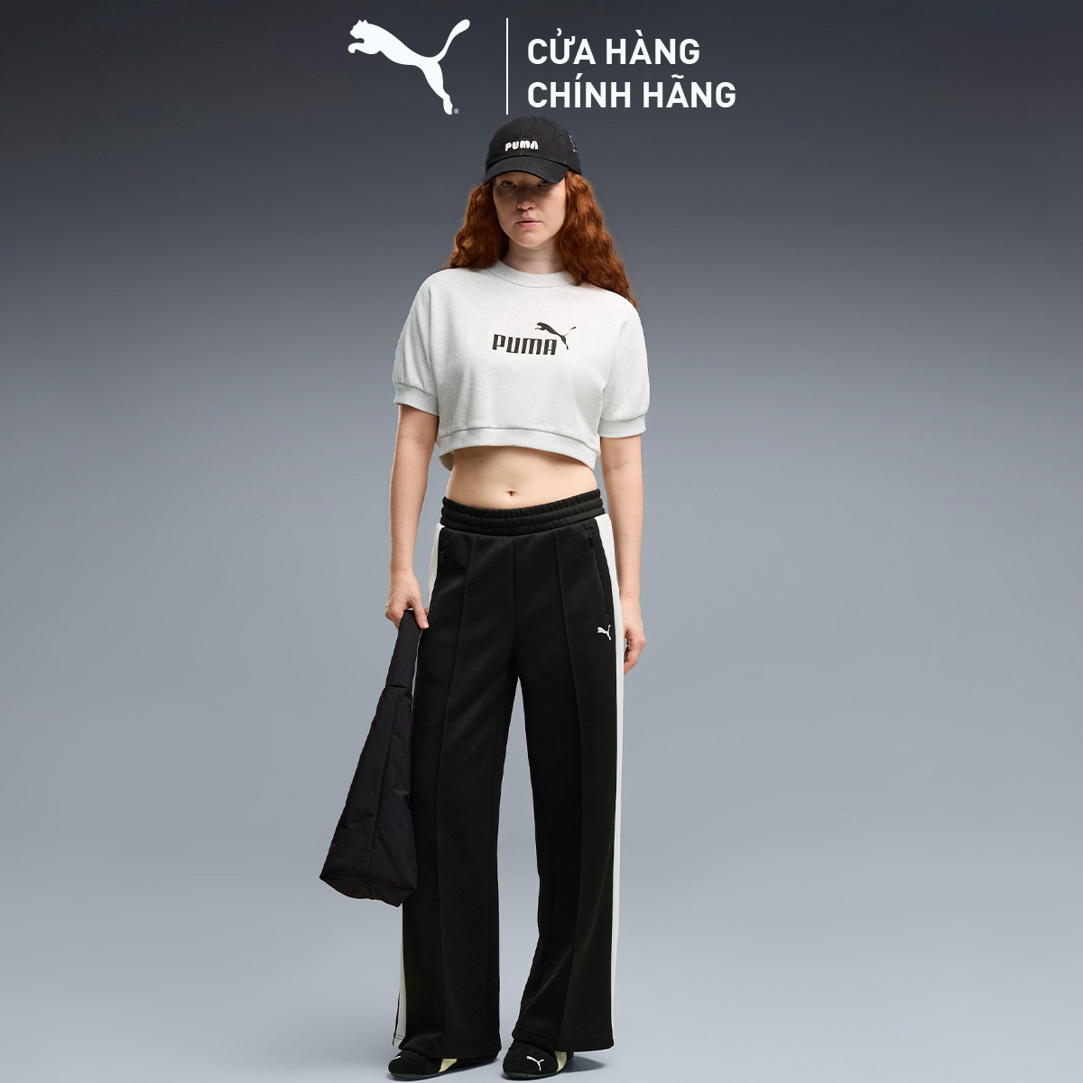 Quần Dài Thời Trang PUMA Nữ T7 Pants Black Màu Đen