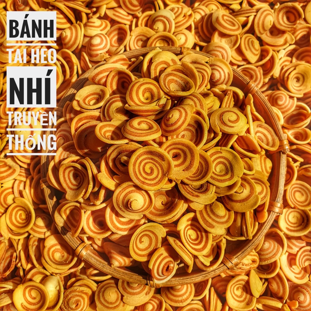 100g/250g/500g/1kg bánh tai heo nhí_Vị Truyền thống - Snack Ăn Vặt Tự Chọn Giá Rẻ Nhiều Món Đa Dạng, bim bim cân đồ ăn vặt hot