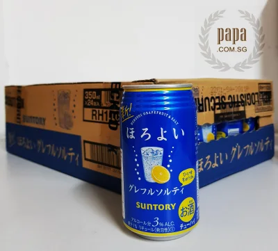 Suntory Horoyoi Grapefruit And Salt - Full Carton Deal - 3% ABV (24 x 350ml Can)