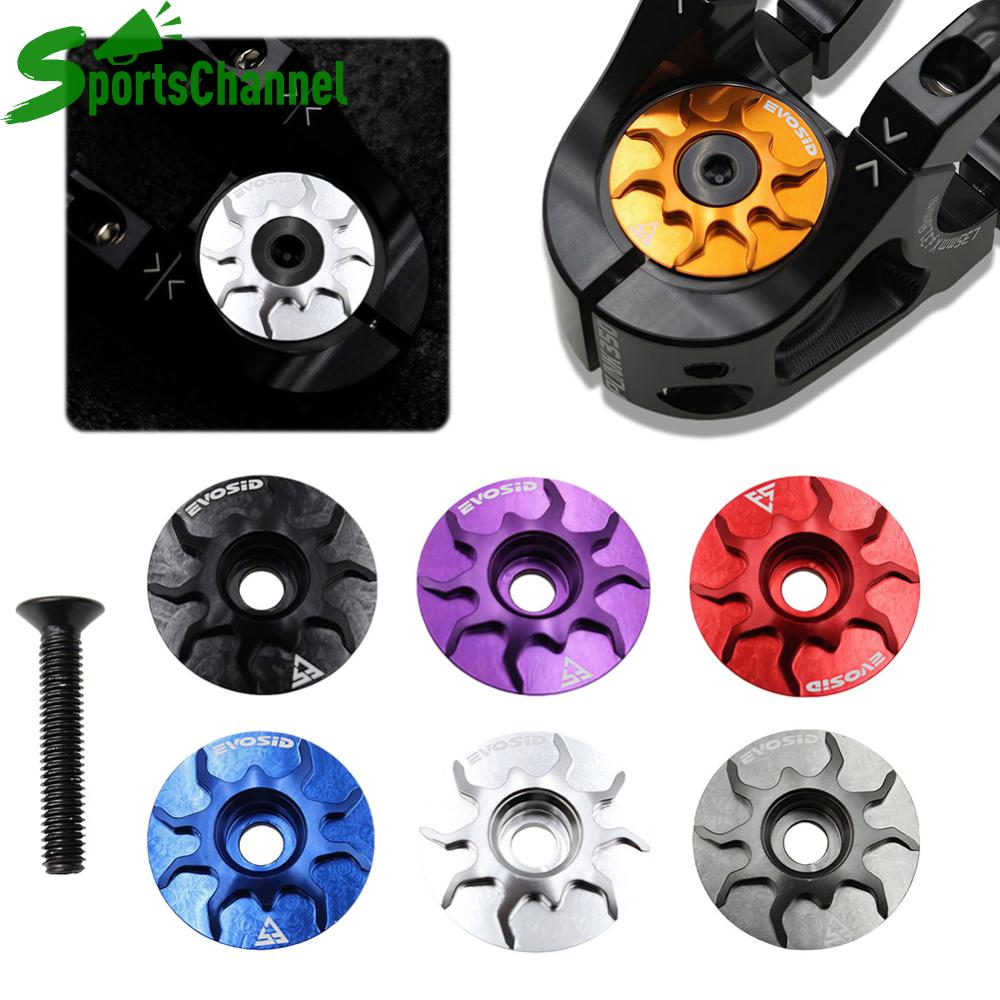 Tai nghe xe đạp cap xe đạp bằng hợp kim nhôm STEM Bìa thân xe đạp chụp đầu cho ngã ba Head ống phụ kiện đi xe đạp