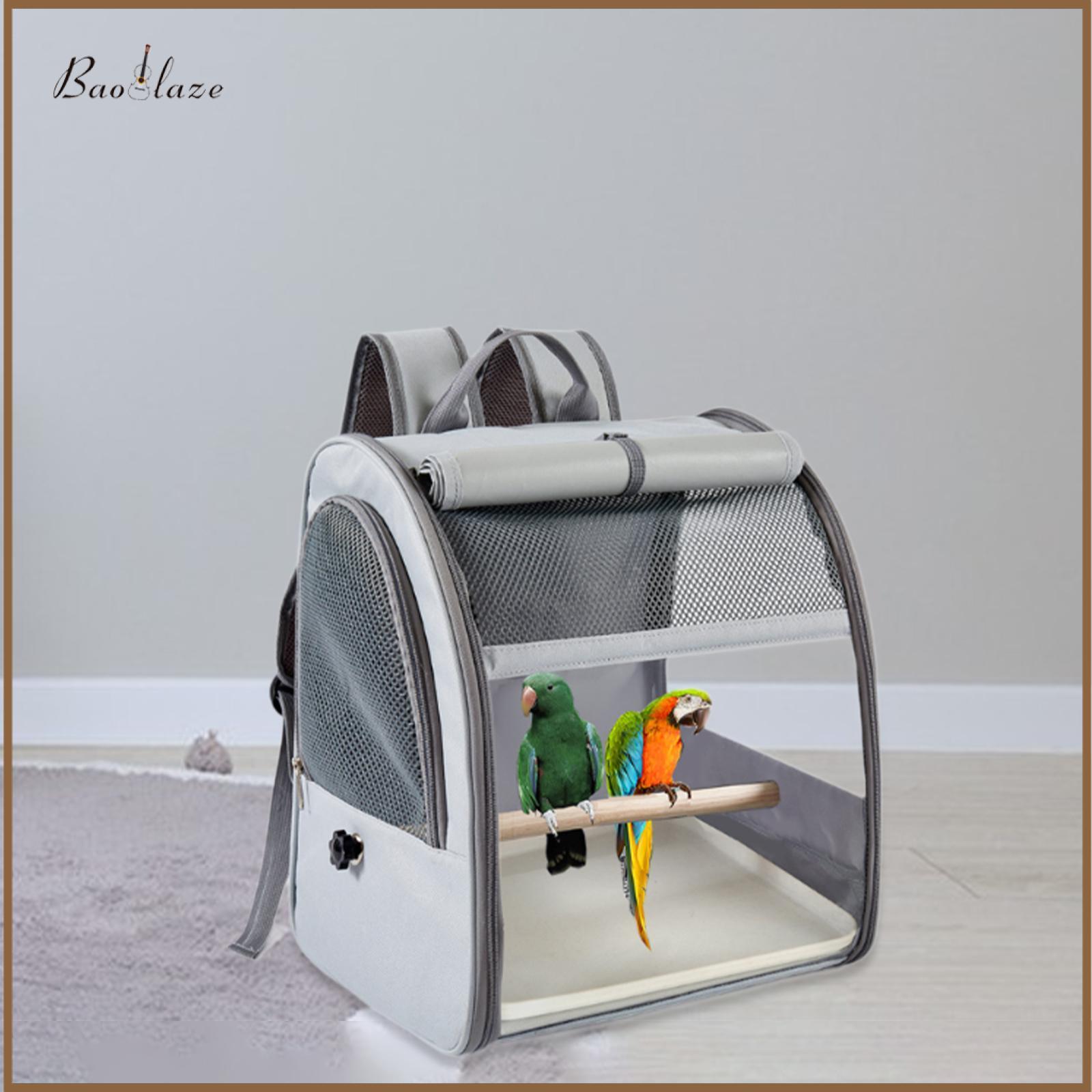 Bird Carrier Bird Travel Bag with Standing Perch Bird Supply Lightweight Shoulder Bag Parrot Bag for Small Pets Chinchilla ราคา 3,856 บาท*ส่งฟรี