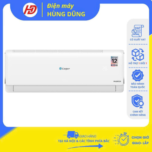 [ SHIP HOẢ TỐC HÀ NỘI ]Máy lạnh Casper Inverter ProAir 2HP JC-18IU36- Chính hãng BH-24 tháng