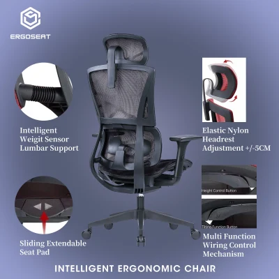 [Bulky] Most Comfortable High Back Office Chair/ Gaming Chair Ever - OC233-Gaming Chair / Office Chair /Conference Chair/Computer Chair - Free Installation and Delivery/ 5 Years Warranty