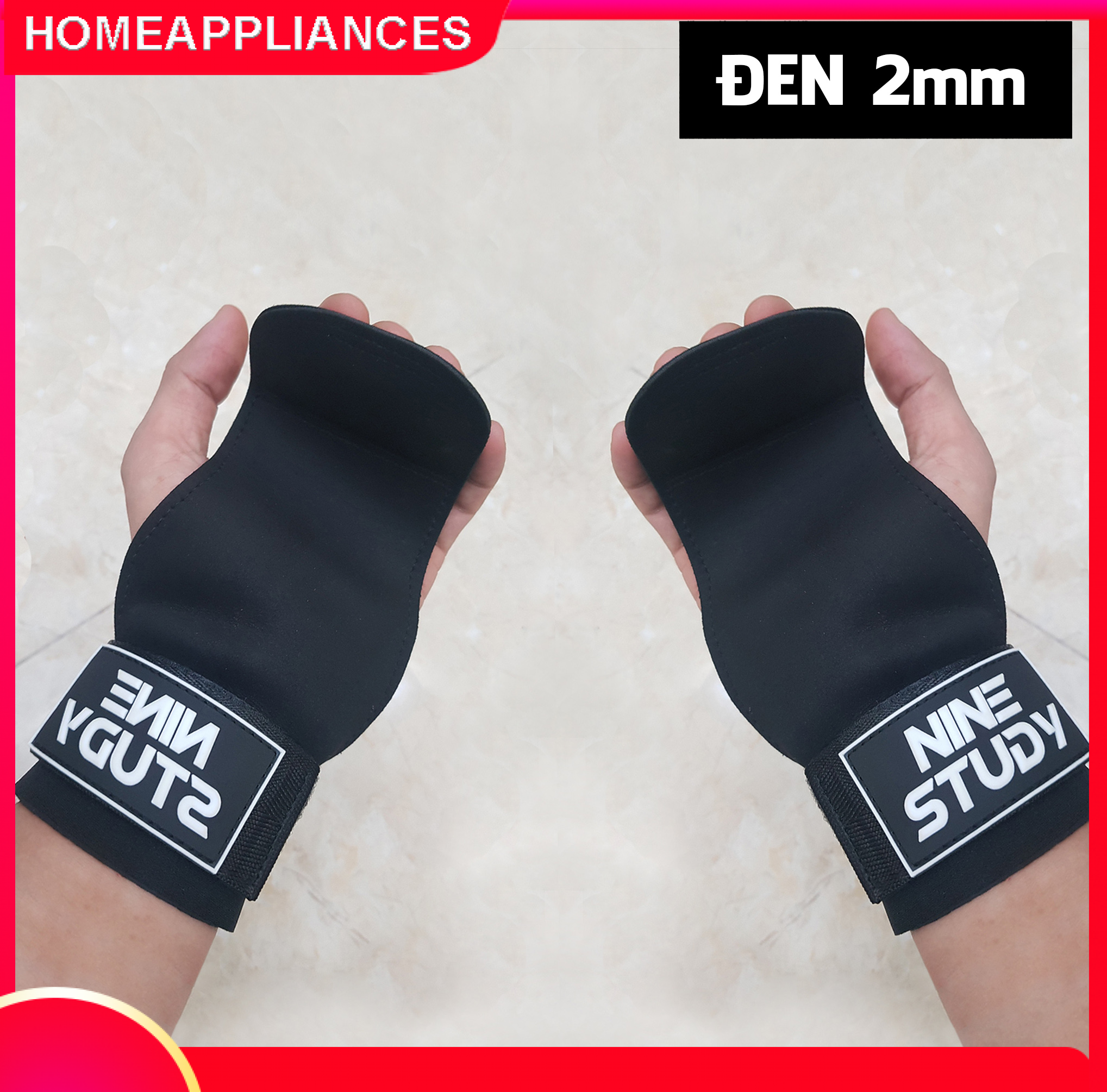  Găng Tay Tập GYM Dây kéo lưng Lifting Straps đa năng hỗ trợ tập Gym Deadlift lên xà nâng tạ 