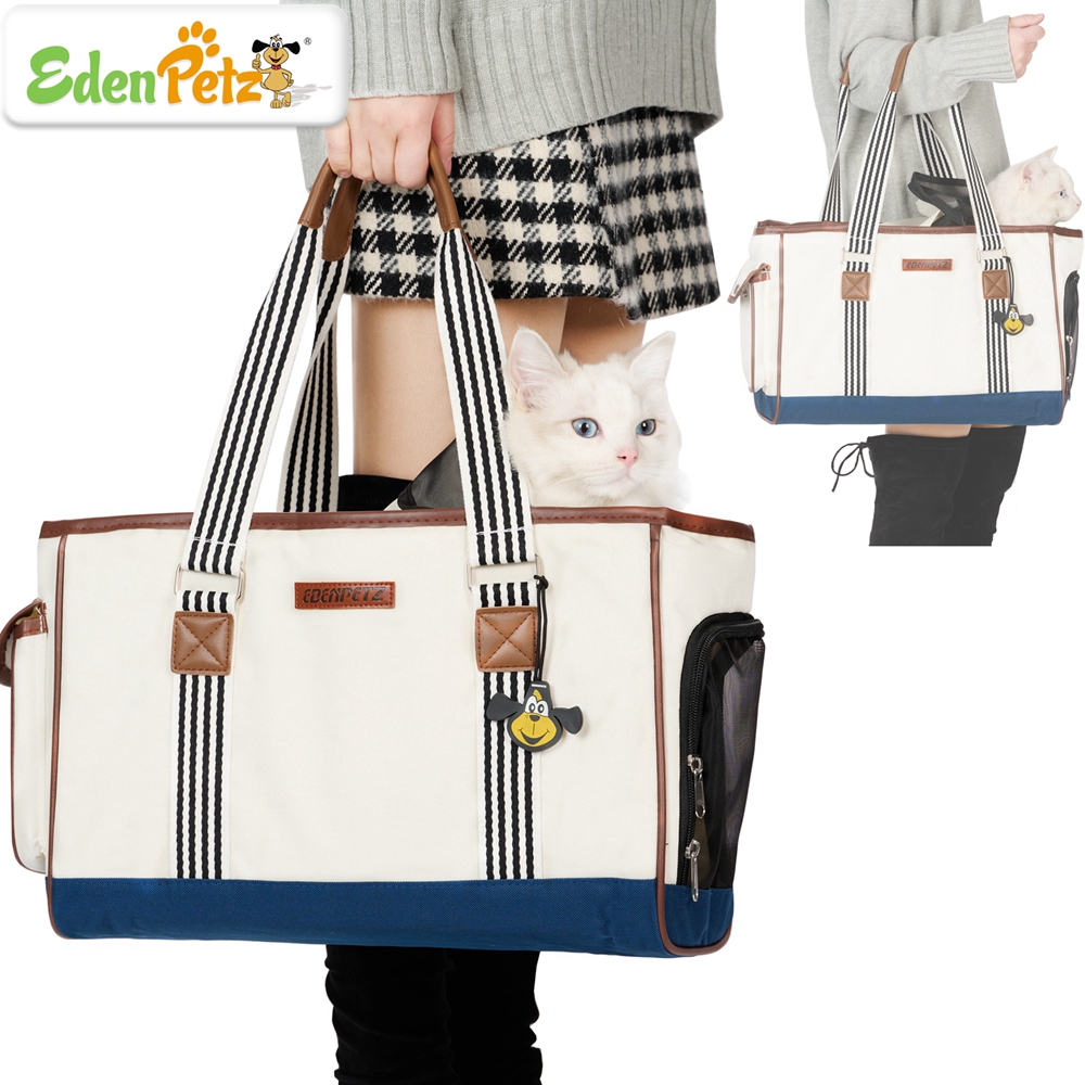 Edenpetz Túi Vận Chuyển Chó Mèo Cầm Tay Túi Đeo Vai Du Lịch Thú Cưng Lót