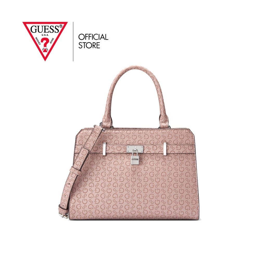 GUESS กระเป๋าสะพายข้างผู้หญิง รุ่น SE911005 OPHELEA SMALL SATCHEL สีชมพู ราคา 1,573 บาท*ส่งฟรี