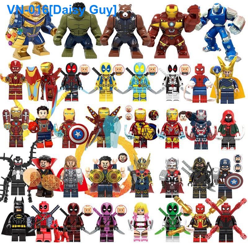 ☾▫✴ Compatible with LEGO Avengers 4 Infinity War Thanos figures Iron Man Spider-Man minifigure building blocks