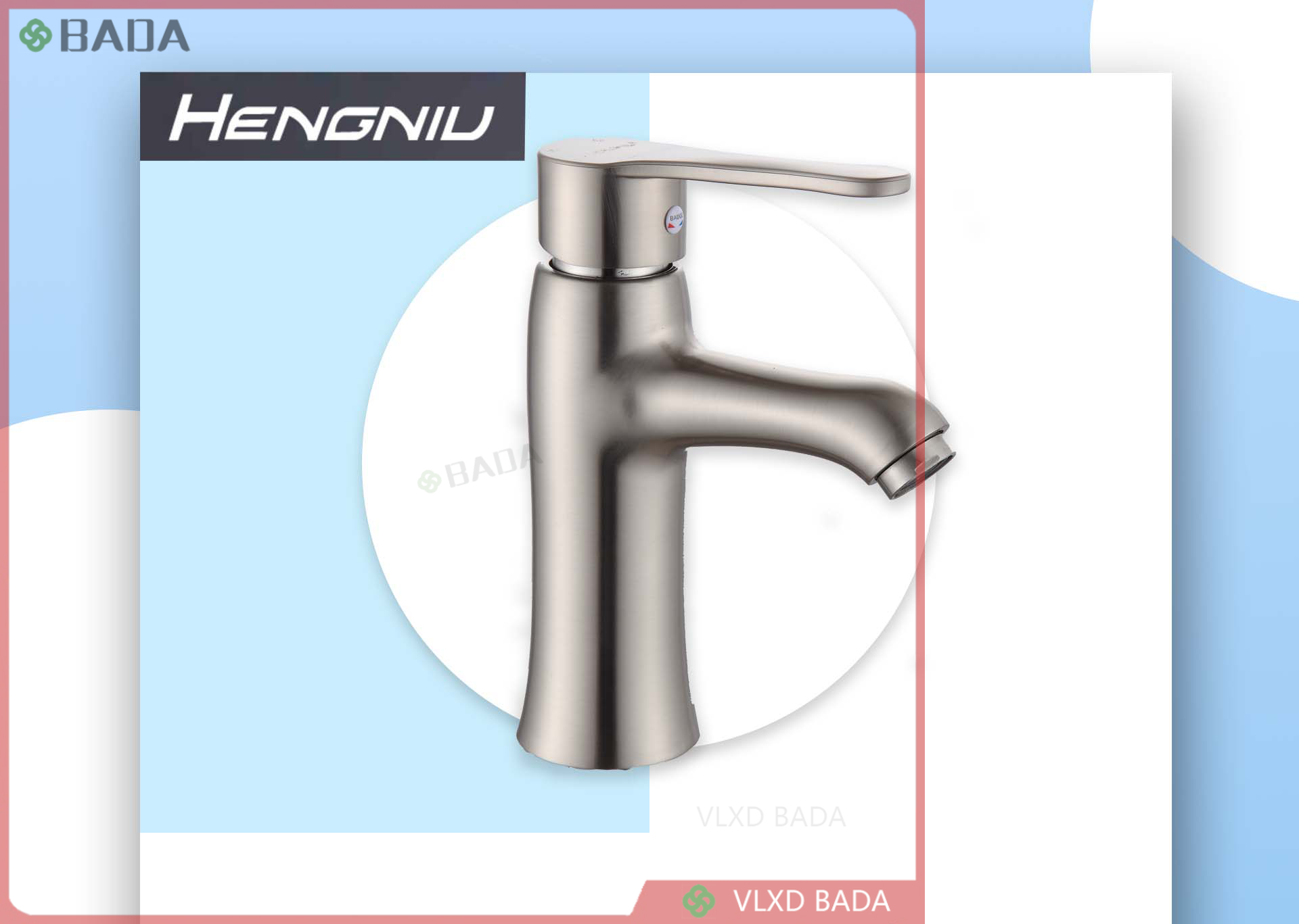 Vòi rửa bát nóng lạnh inox 304 gắn chậu Vòi chậu rửa Inox 304 - Vòi chậu rửa 1 đường nước cao cấp