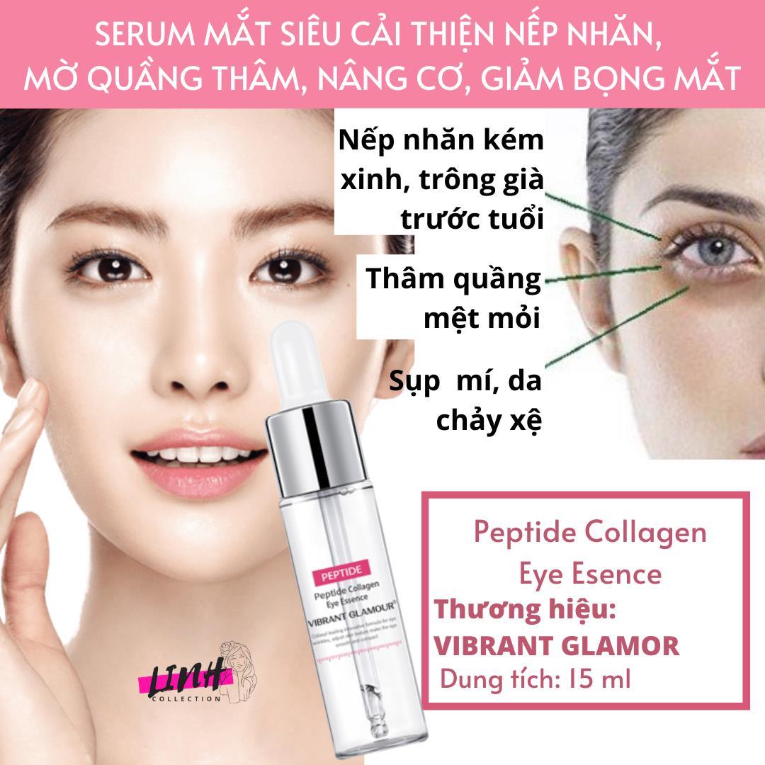 CODSerum dưỡng mắt Peptide Collagen Eye Esence 15ml Siêu xoá nhăn làm mờ quầng thâm giảm bọng mắt▐2025 NEW