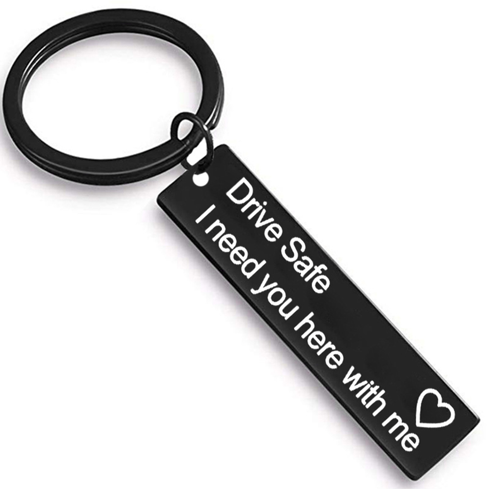 Drive Safe Keychain Creative Black Fade Proof Drive Safe Keychain Gifts Portable for Christmas