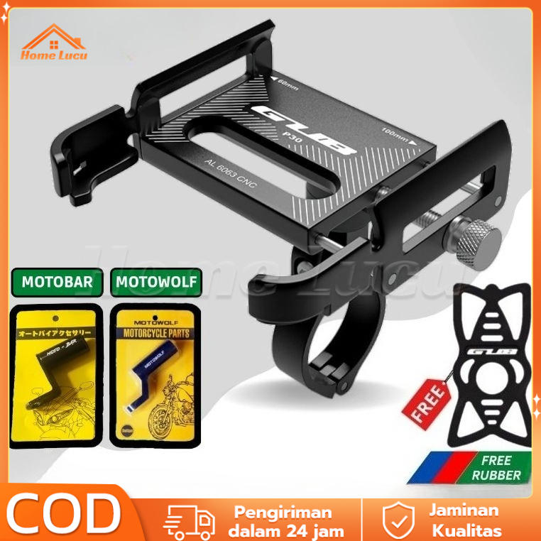 Gub P30 Original Motorcycle Phone Holder Aluminum Alloy Motorcycle Phone Holder Motorcycle Phone Mount Harga 24,250 rupiah*Gratis Ongkir