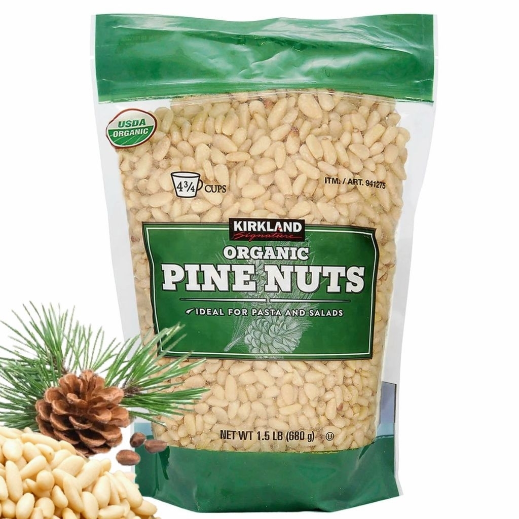 Hạt Thông Fine Nuts 680g KIRKLANDHạt dinh dưỡng giàu chất béo tốt cho chế độ ăn Healthy - 🌰 Không chỉ được yêu thích bởi hương vị thơm ngon, bùi béo mà các loại hạt dinh dưỡng còn chứa nhiều dưỡng chất có lợi cho sức khỏe