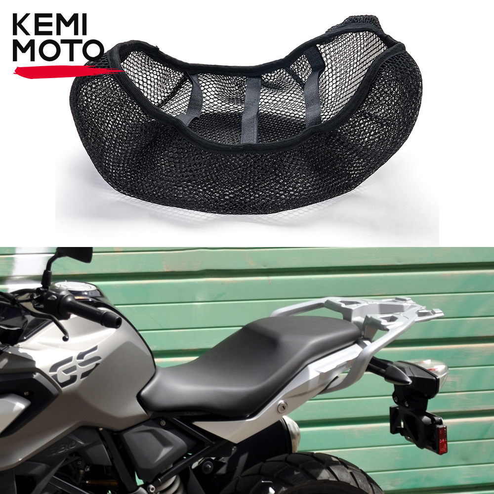 【Exclusive】 For BMW G310GS G310R 3D Anti-Slip Cushion Mesh Protecting Seat Cover G 310 G310 GS R Fabric Saddle Black Motorcycle Accessories