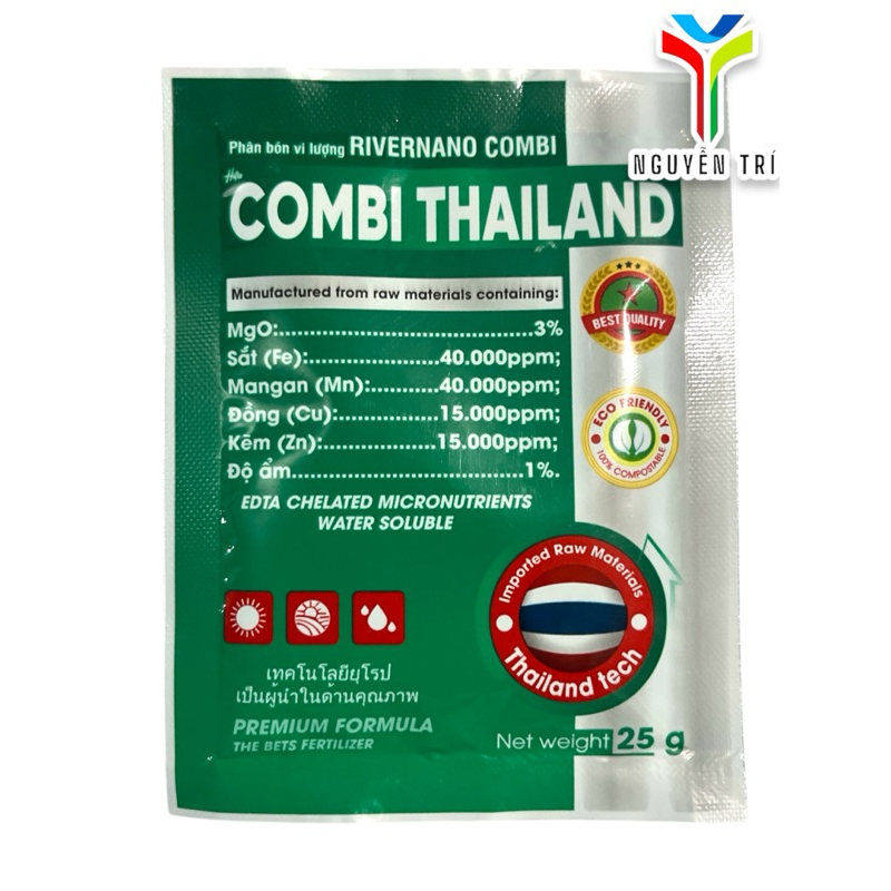 Combi Chelate Thái Lan 25gr pha được 200 lít nước hiệu quả