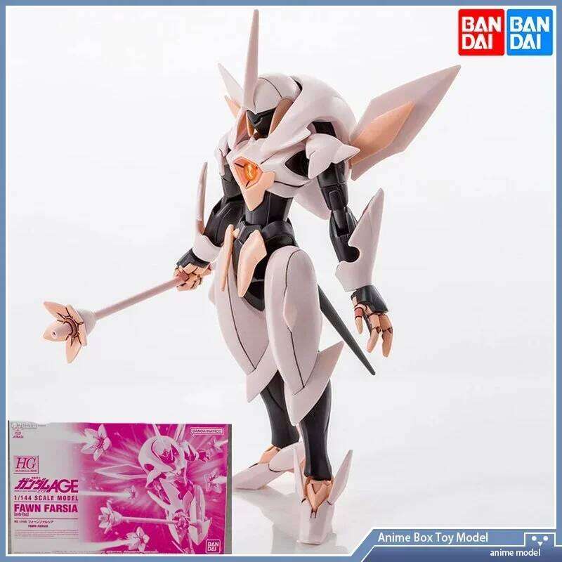 Gundam BANDAI HG AGE 1/144 PB Limited FAWN FARSIA Ornaments Gifts Action Assembly Model Mech Original Product -Sưu tầm mô hình đồ chơi