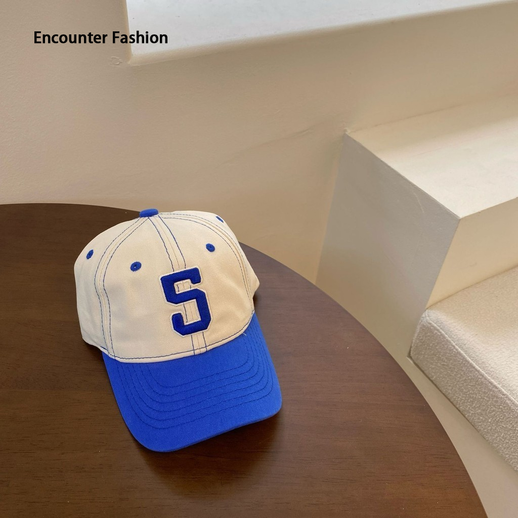 VOCKOO Children's Baseball Hat S-Embroidered Fashionable Retro Color Baby Baseball Hat Summer Korean Outdoor Sun Protection Children's Beach Hat ราคา 149 บาท*ส่งฟรี