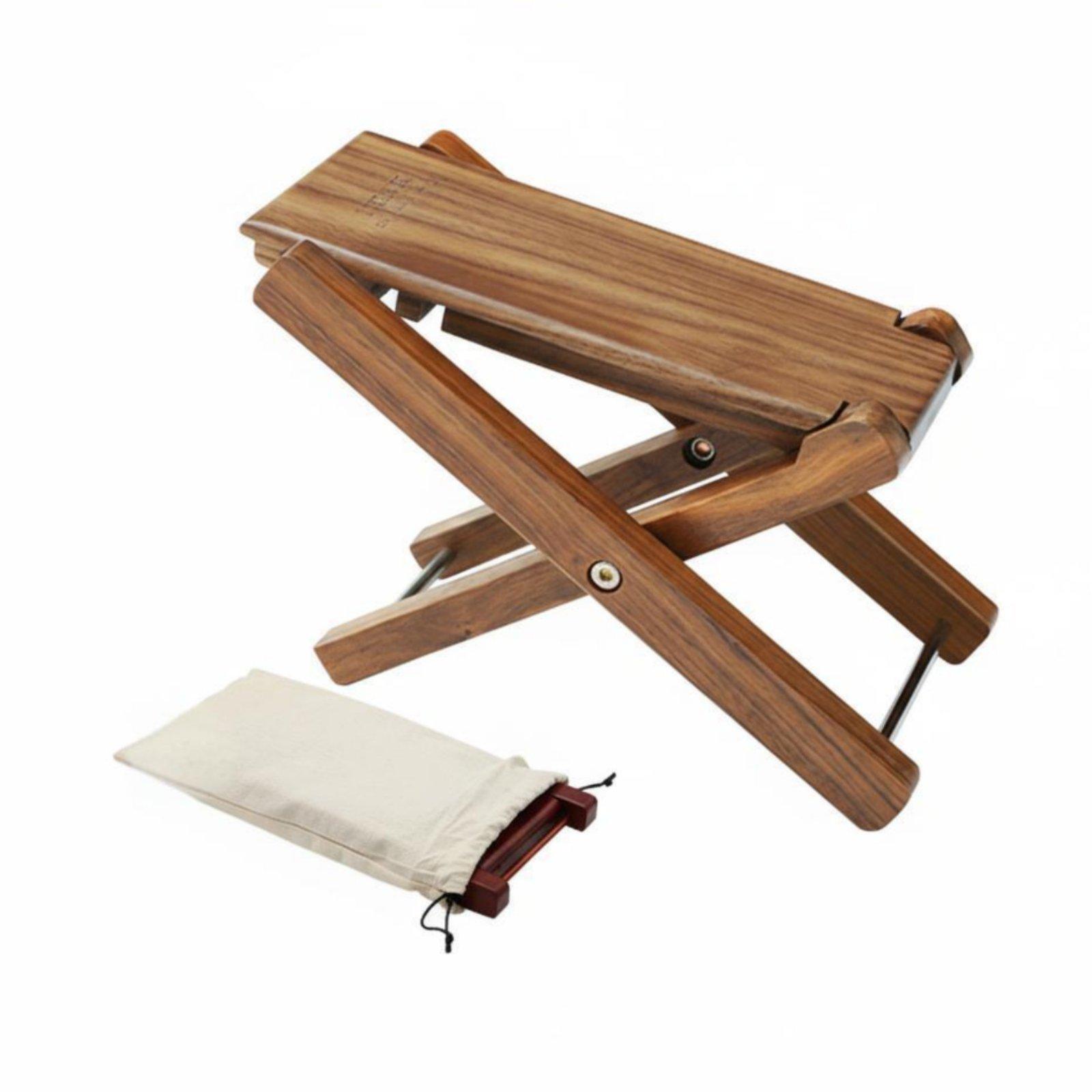 Miracle Shining Adjustable Wooden Footstool Multi Level Ergonomic Foot Rest Stand for Guitar Erhu Pipa Studio Stage Use ราคา 28,148 บาท*ส่งฟรี