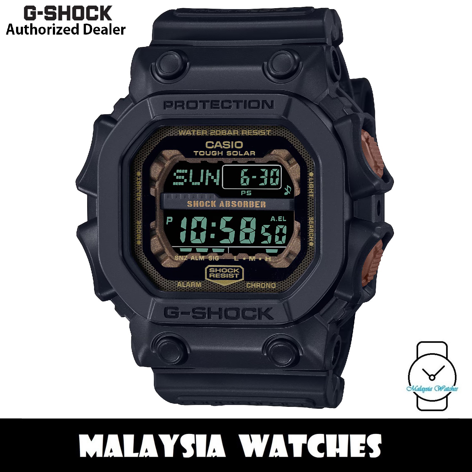 OFFICIAL MALAYSIA WARRANTY) Casio G-SHOCK KING GX-56BB-1 Tough