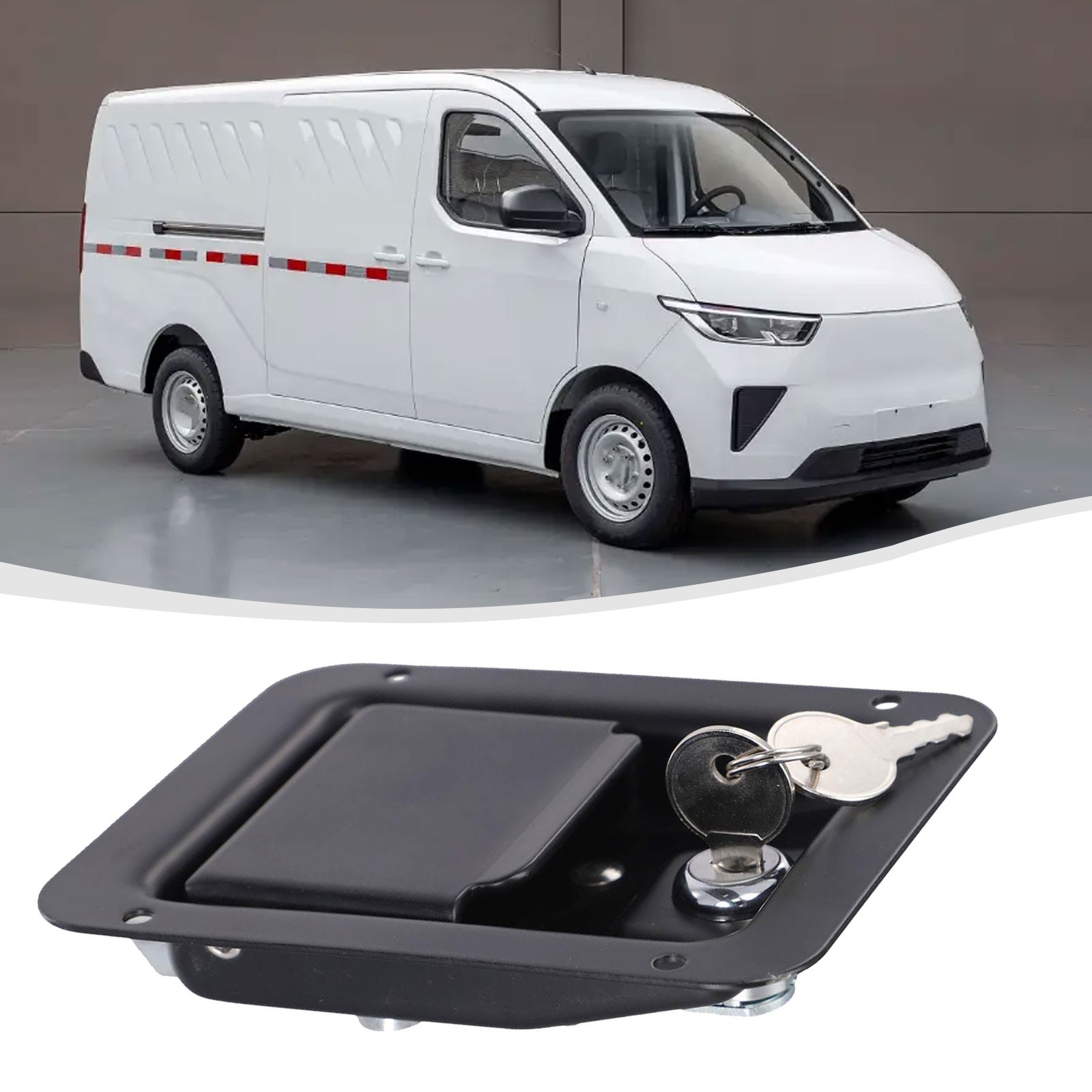 Mileauto an toàn lược dẹt lớn xử lý khóa chốt cho toolboxes Đoàn Lữ Hành và UTE xe Giao hàng nhanh