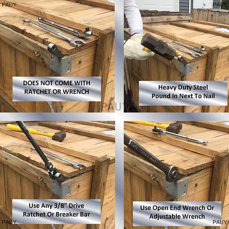 PAUY Micro STUBBY Ống Vise cờ lê cầm tay đa chức năng cờ lê phổ tự điều chỉnh 2 trong 1 cờ lê công cụ cho không gian chật hẹp