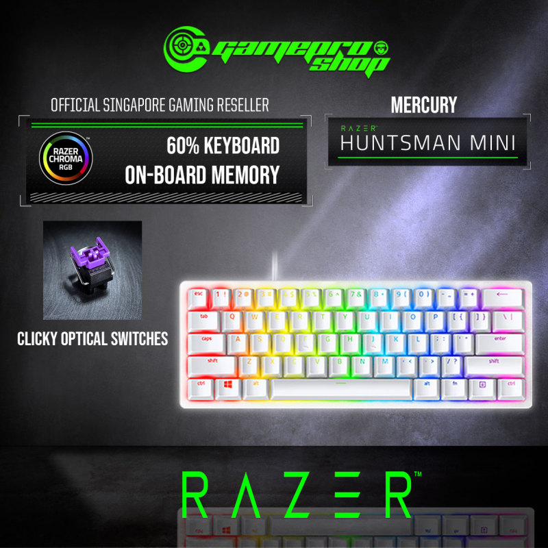 Razer Huntsman Mini - 60% Optical Gaming Keyboard (2Y) Singapore