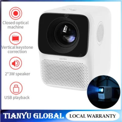 #Global Version# Wanbo T2 Free T2 MAX LCD Portable Mini Projector LED Support 1080P Vertical Keystone Correction Home Theater Projector