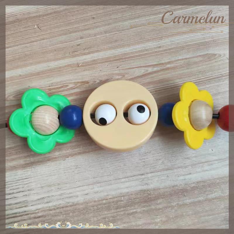 [Carmelun] ชั้นวางของเล่นสำหรับเด็กทารกกระเด้งรถเข็นเด็กของเล่นโค้งสำหรับที่นั่งในรถของเด็กทารกที่วางเสาไม้ที่ปลอดภัยสำหรับเด็กทารกอุปกรณ์เสริมกระเด้ง