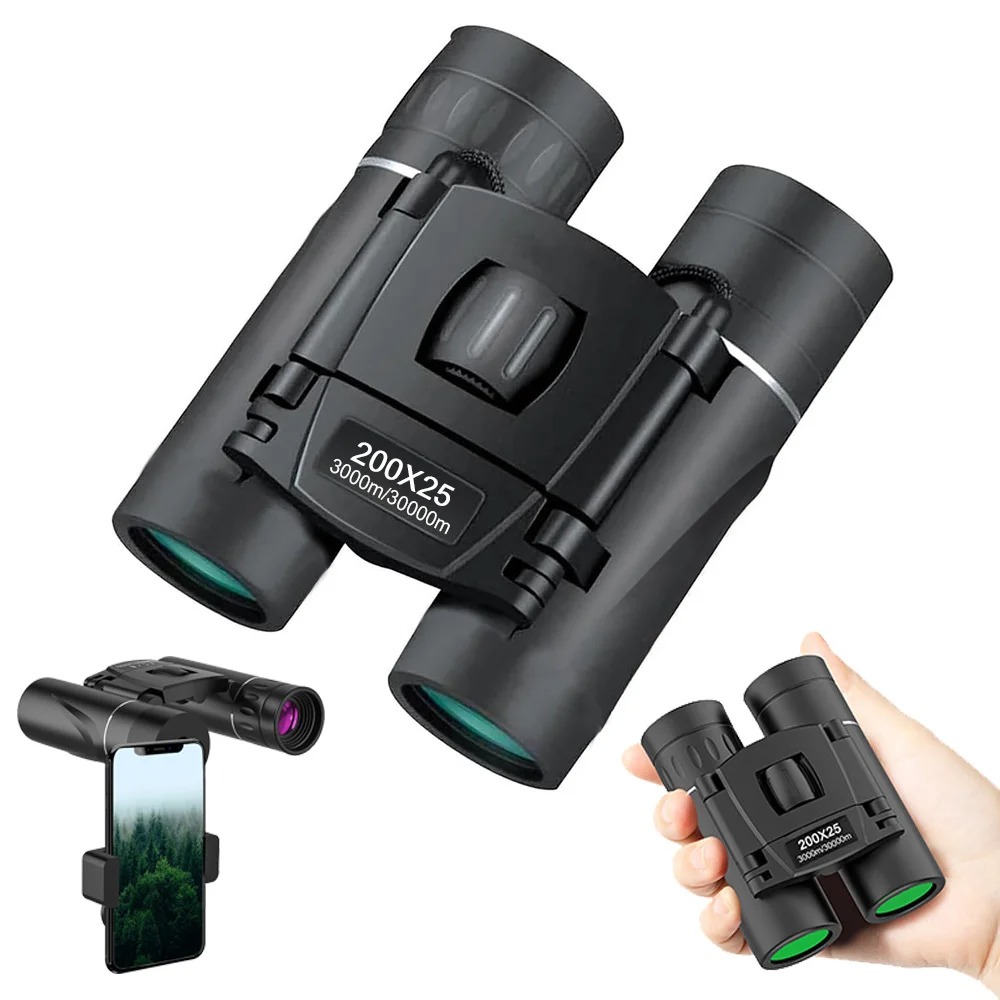 200x25 Mini Pocket Binoculars For Adults And Kids With Bak4 Prism Compact Telescope For Concert ราคา 398 บาท*ส่งฟรี