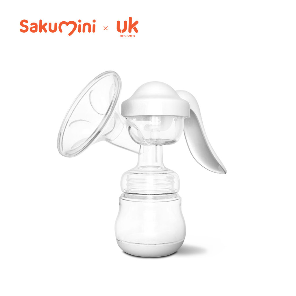 SAKUMINI Pompa Asi Manual Breast Pump Portable Anti Backflow Hisap Kuat Breastpump Tuas