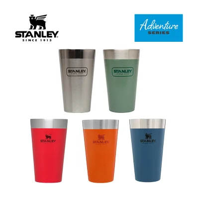 Stanley Adventure Stacking Beer Pint 473ml Stainless Steel Coffee Tea Beer Cup Mug Tumbler Keep Cold Hot Stackable