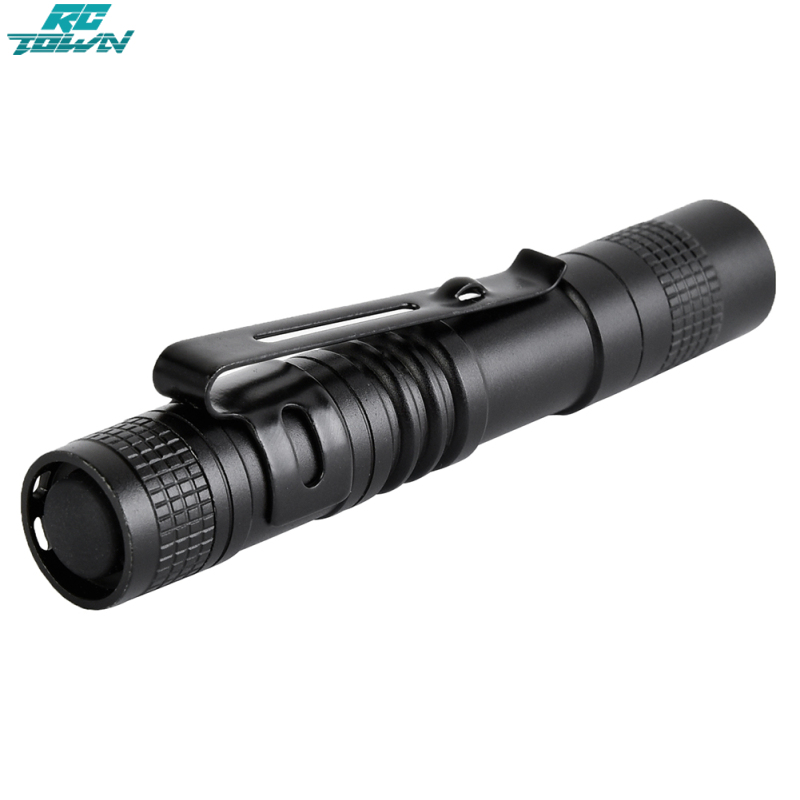 Xpe Clip Đèn pin LED Mini ngọn đuốc không thấm nước cầm tay Penlight đèn được hỗ trợ bởi pin AAA