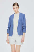 Scrunchy Sleeves Blazer